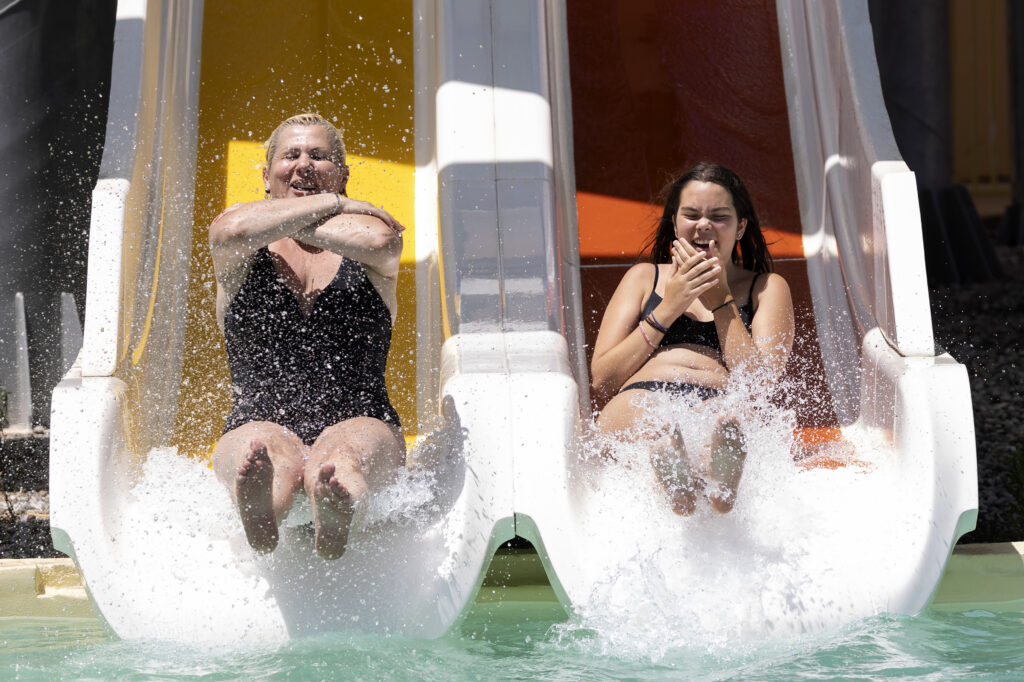 water slide